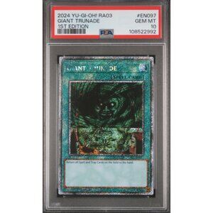 GIANT TRUNADE 2024 YU-GI-OH! RA03 #EN097 1ST EDITION GEM MT 10